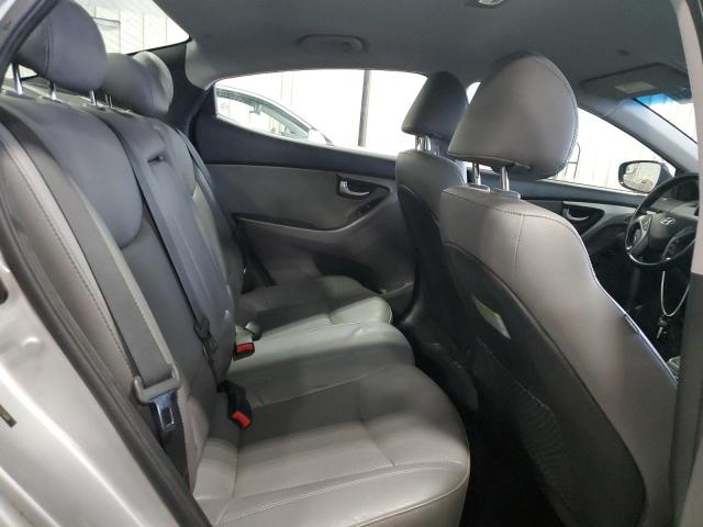 5NPDH4AEXEH525881 - 2014 HYUNDAI ELANTRA SE SILVER photo 10