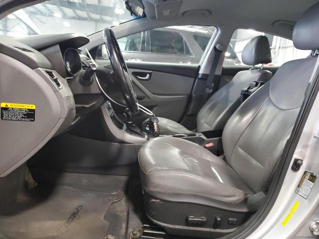 5NPDH4AEXEH525881 - 2014 HYUNDAI ELANTRA SE SILVER photo 7