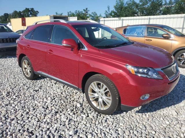 JTJBC1BA7C2435597 - 2012 LEXUS RX 450H RED photo 4