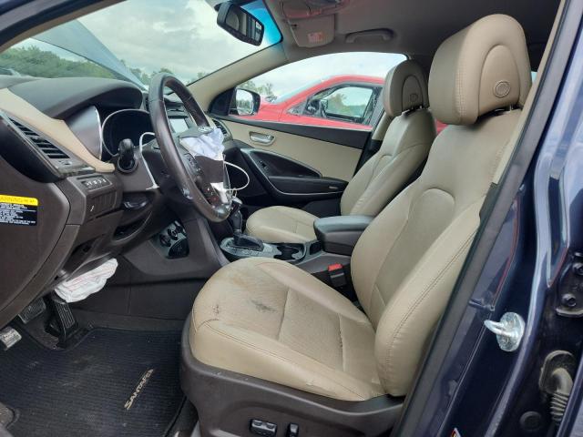 5NMZU3LB8HH019871 - 2017 HYUNDAI SANTA FE S 蓝色 照片 7