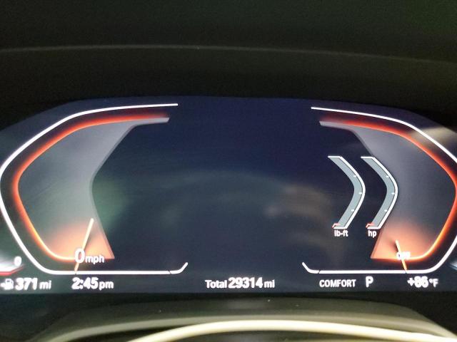 5UXCY6C02P9P34664 - 2023 BMW X6 XDRIVE40I Սև լուսանկար 9