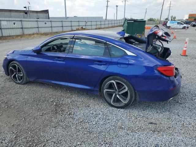 1HGCV2F39JA040974 - 2018 HONDA ACCORD SPORT Niebieski zdjęcie 2