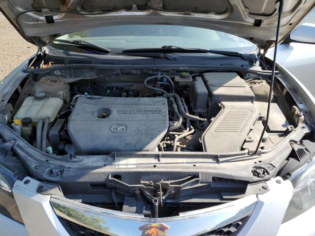 JM1BK32F581101319 - 2008 MAZDA 3 I GRAY photo 11