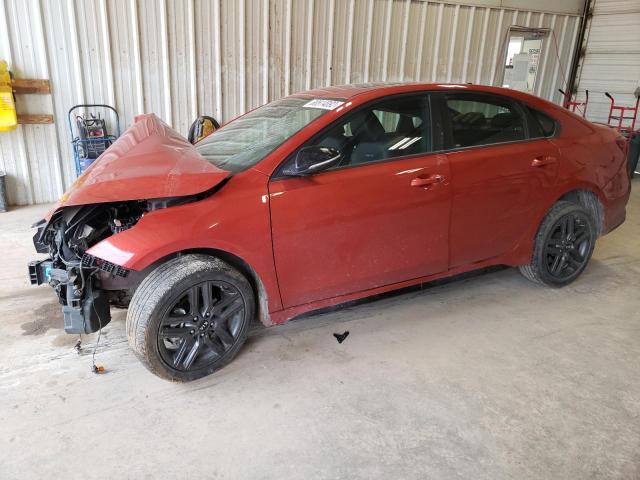 3KPF34ADXLE242736 - 2020 KIA FORTE GT LINE ORANGE photo 1