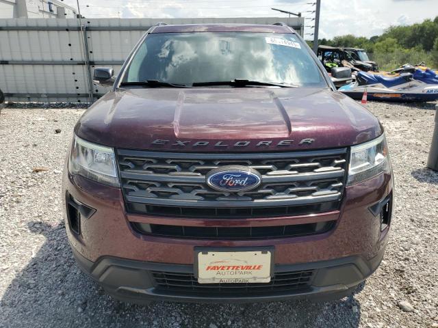 1FM5K7D86KGB02319 - 2019 FORD EXPLORER XLT BURGUNDY photo 5