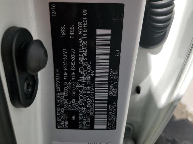 JTEBU5JR3H5411877 - 2017 TOYOTA 4RUNNER SR5/SR5 PREMIUM კრემისფერი ფოტო 13