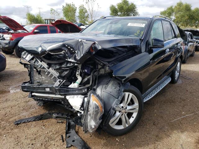 4JGDA5HB7FA463110 - 2015 MERCEDES-BENZ ML 350 4MATIC BLACK photo 1