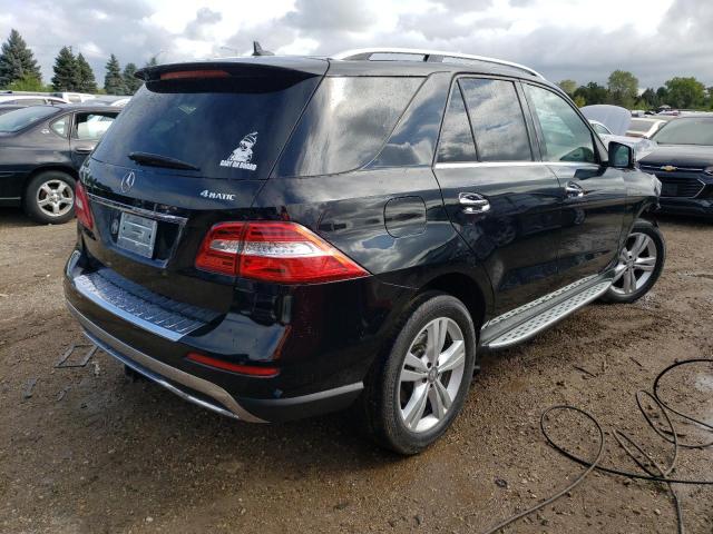 4JGDA5HB7FA463110 - 2015 MERCEDES-BENZ ML 350 4MATIC BLACK photo 3
