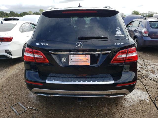 4JGDA5HB7FA463110 - 2015 MERCEDES-BENZ ML 350 4MATIC BLACK photo 6