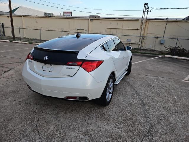 2HNYB1H4XBH500136 - 2011 ACURA ZDX TECHNOLOGY თეთრი ფოტო 4