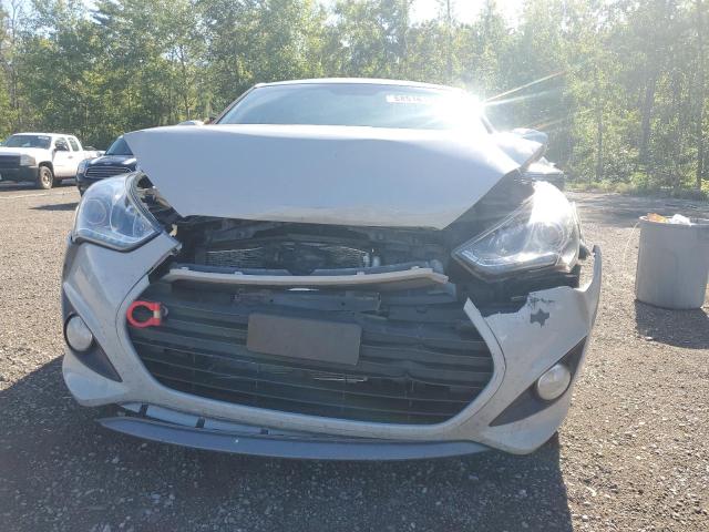 KMHTC6AE9DU118625 - 2013 HYUNDAI VELOSTER TURBO GRAY photo 5