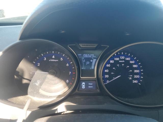 KMHTC6AE9DU118625 - 2013 HYUNDAI VELOSTER TURBO GRAY photo 9