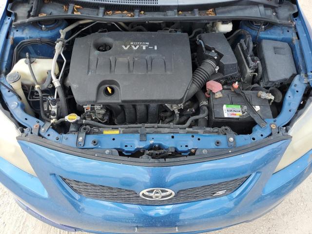 1NXBU40E89Z136667 - 2009 TOYOTA COROLLA BASE BLUE photo 11