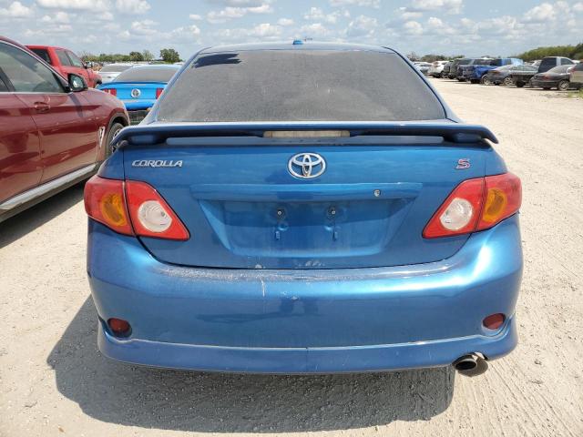 1NXBU40E89Z136667 - 2009 TOYOTA COROLLA BASE BLUE photo 6