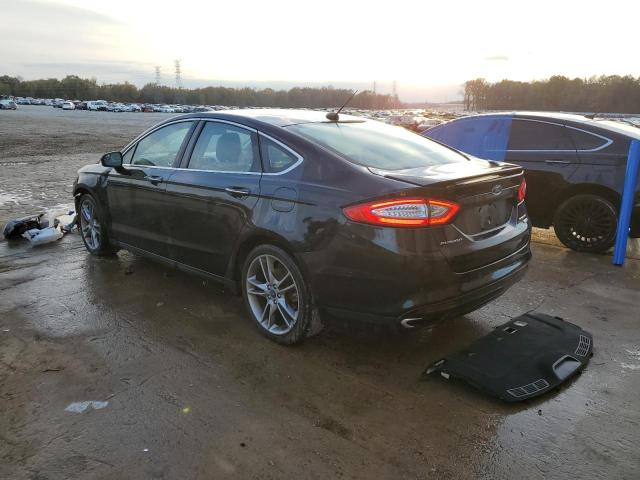 3FA6P0K96ER181944 - 2014 FORD FUSION TITANIUM BLACK photo 2