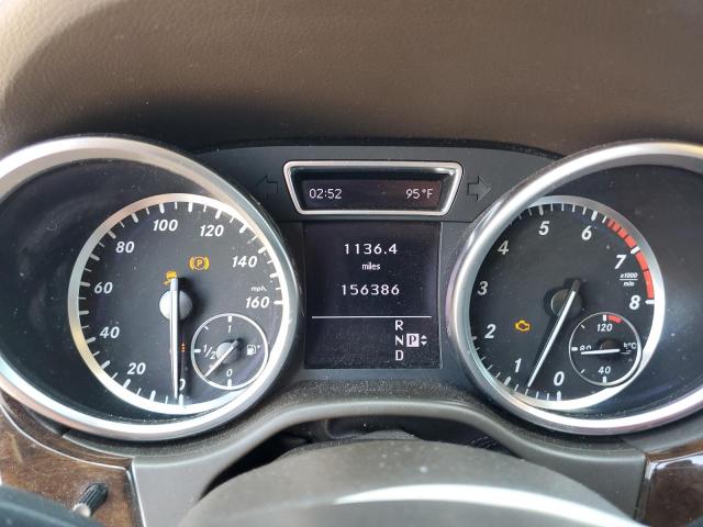 4JGDA5HB3CA094340 - 2012 MERCEDES-BENZ ML 350 4MATIC BROWN photo 9