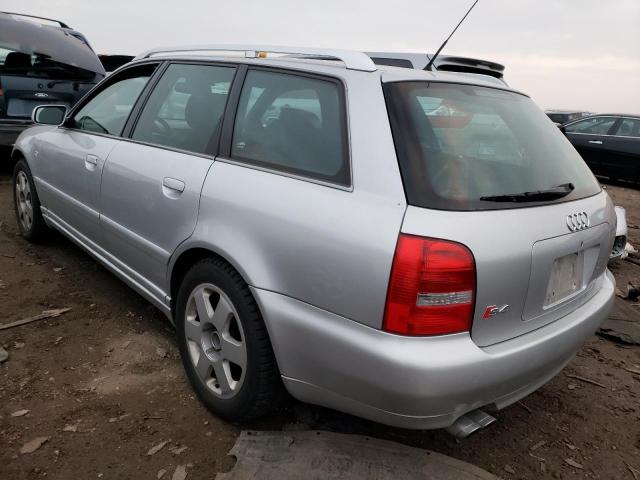 WAUXD68D61A120357 - 2001 AUDI S4 AVANT QUATTRO SILVER photo 2