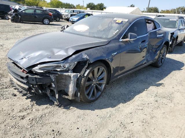 5YJSA1H19EFP63748 - 2014 TESLA MODEL S Գրաֆիտ լուսանկար 1