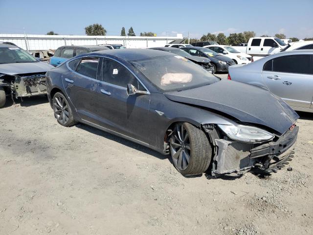5YJSA1H19EFP63748 - 2014 TESLA MODEL S Գրաֆիտ լուսանկար 4