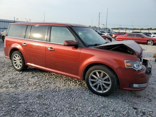 2FMGK5D88EBD18472 - 2014 FORD FLEX LIMITED BURGUNDY photo 4