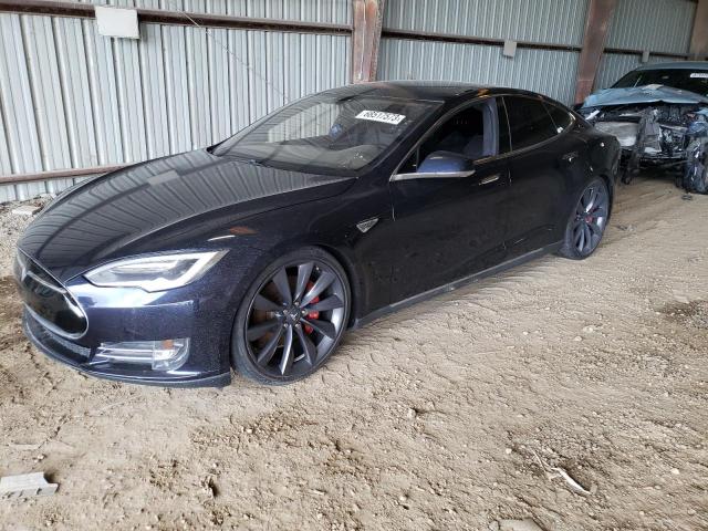 5YJSA1CPXDFP28873 - 2013 TESLA MODEL S Սև լուսանկար 1