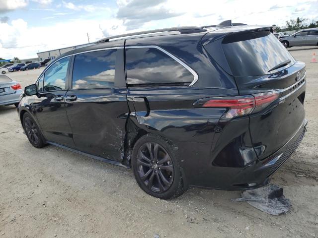 5TDDRKEC0NS111349 - 2022 TOYOTA SIENNA XSE BLACK photo 2