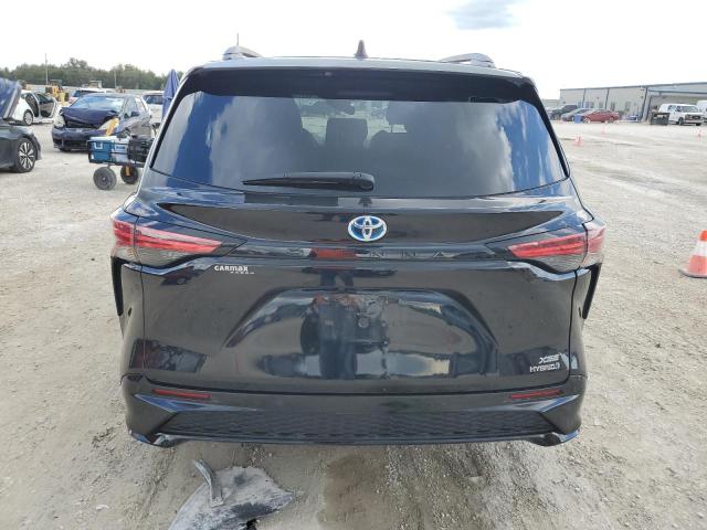 5TDDRKEC0NS111349 - 2022 TOYOTA SIENNA XSE BLACK photo 6