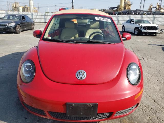 3VWRG31Y99M400817 - 2009 VOLKSWAGEN NEW BEETLE S RED photo 5