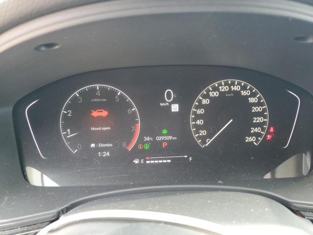 2HGFE2F3XRH104532 - 2024 HONDA CIVIC EX GRAY photo 9