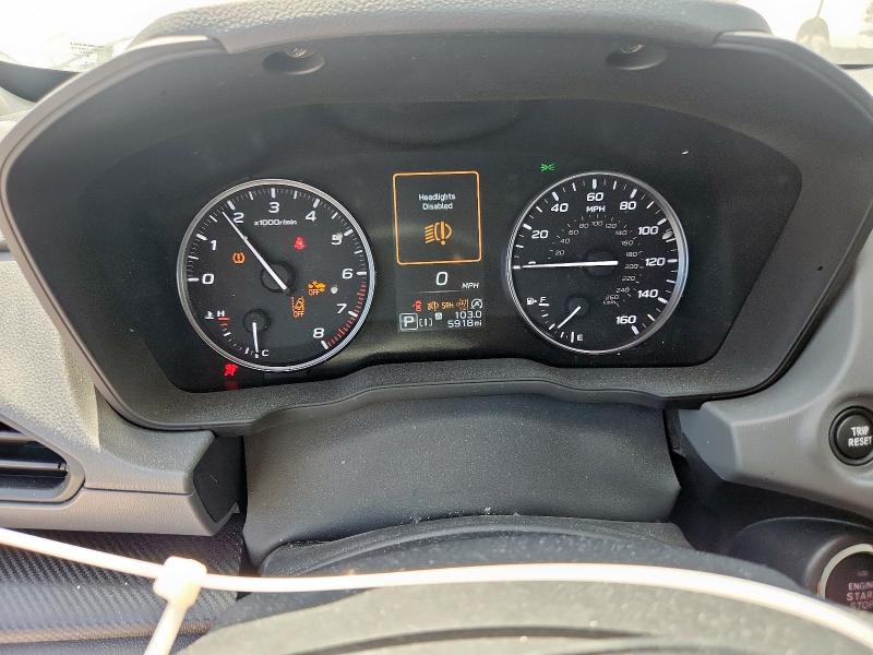 JF2GUADC2R8854923 - 2024 SUBARU CROSSTREK PREMIUM თეთრი ფოტო 9