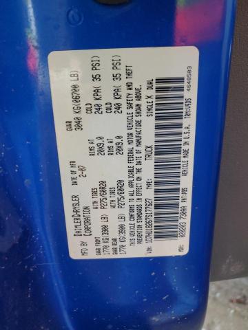 1D7HU18267S177627 - 2007 DODGE RAM 1500 ST 蓝色 照片 13