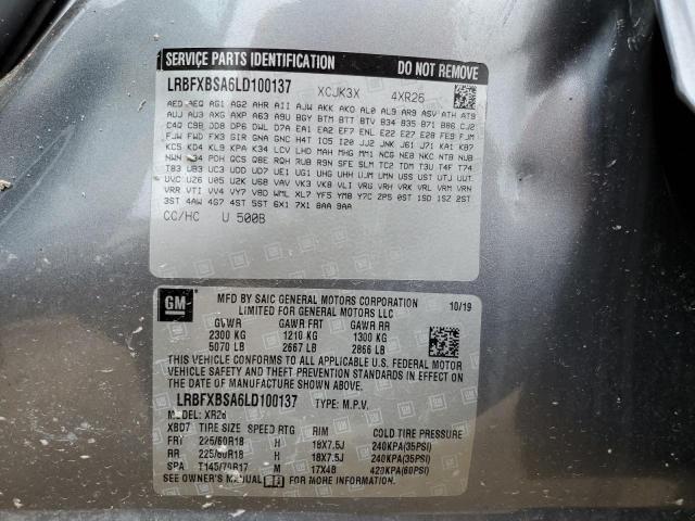 LRBFXBSA6LD100137 - 2020 BUICK ENVISION PREFERRED Boz foto 13