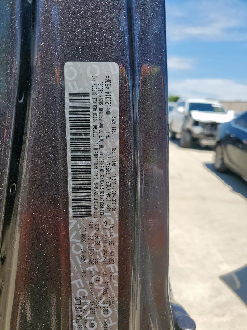 1C4HJXDG3LW170984 - 2020 JEEP WRANGLER U SPORT Negro foto 12