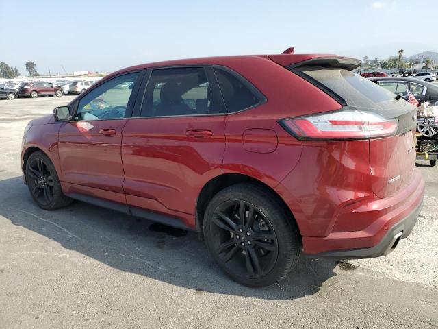 2FMPK4AP8KBB88677 - 2019 FORD EDGE ST BURGUNDY photo 2