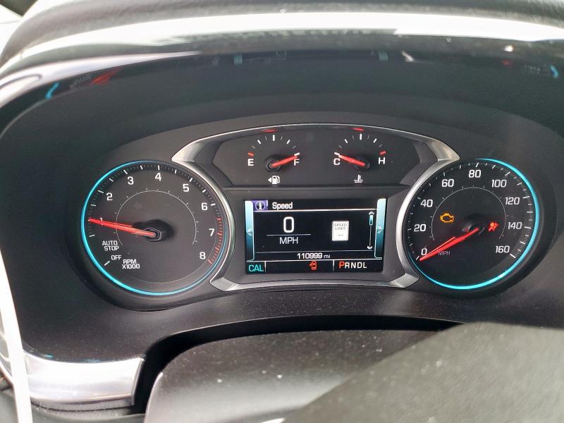 1GNERHKW8JJ102385 - 2018 CHEVROLET TRAVERSE LT შავი ფოტო 9