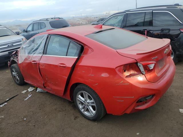 1G1BE5SM9H7263915 - 2017 CHEVROLET CRUZE LT RED photo 2