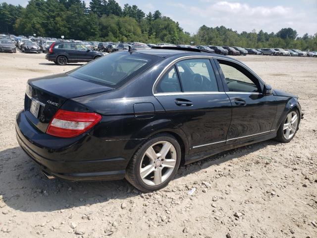 WDDGF8BB0BR183558 - 2011 MERCEDES-BENZ C 300 4MATIC BLACK photo 3