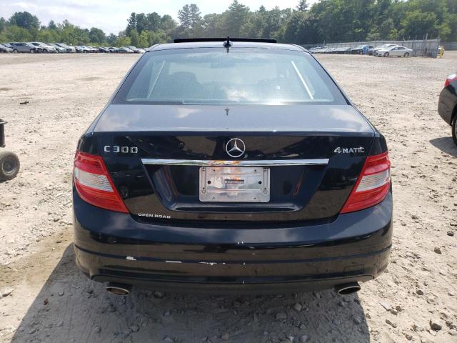 WDDGF8BB0BR183558 - 2011 MERCEDES-BENZ C 300 4MATIC BLACK photo 6