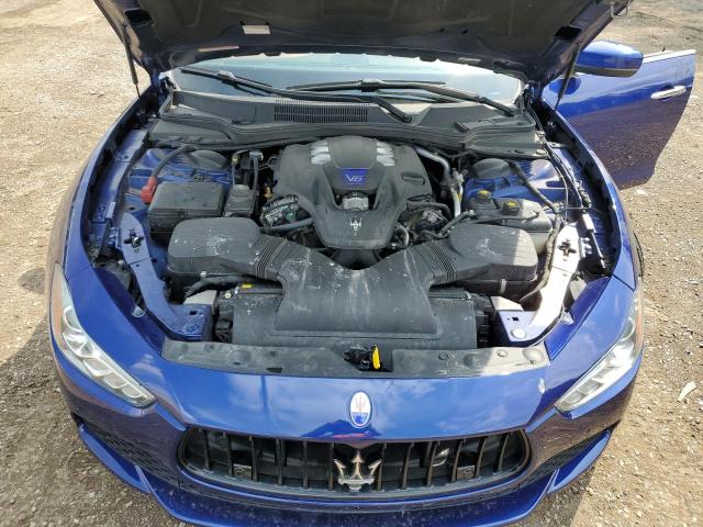 ZAM57RTL8H1227711 - 2017 MASERATI GHIBLI S 蓝色 照片 11