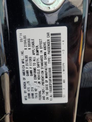 19UUB3F58FA000686 - 2015 ACURA TLX TECH BLACK photo 12