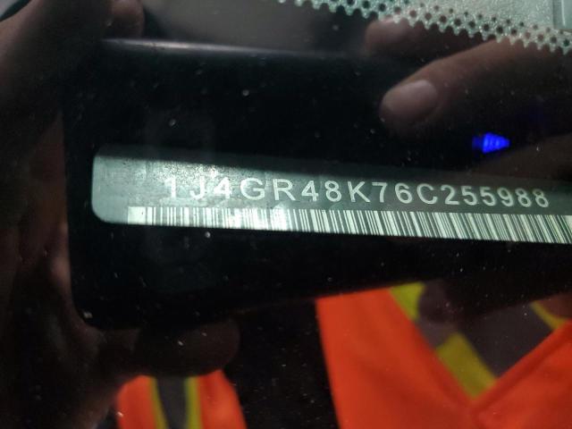 1J4GR48K76C255988 - 2006 JEEP GRAND CHER LAREDO Weiß Foto 13