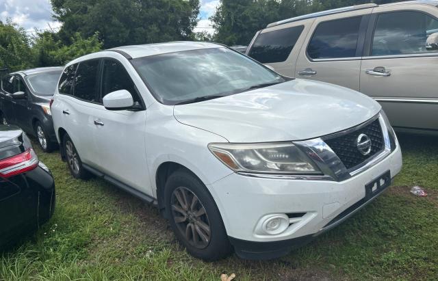 5N1AR2MN4EC638359 - 2014 NISSAN PATHFINDER S WHITE photo 1