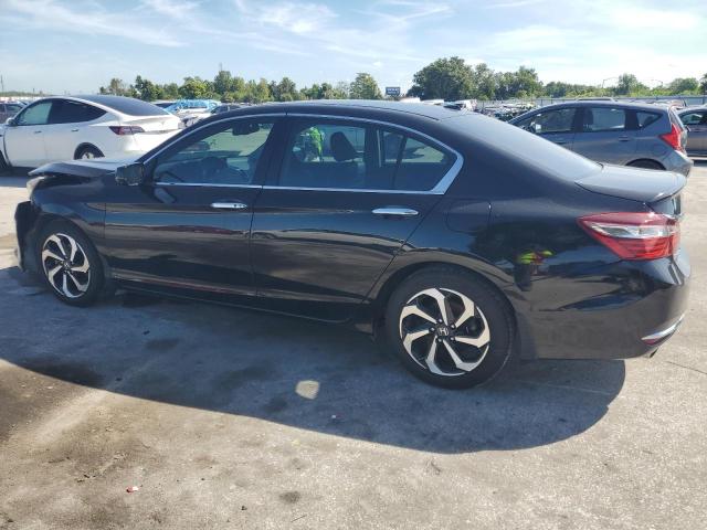 1HGCR3F02HA040535 - 2017 HONDA ACCORD EXL BLACK photo 2