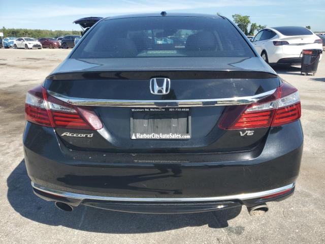 1HGCR3F02HA040535 - 2017 HONDA ACCORD EXL BLACK photo 6