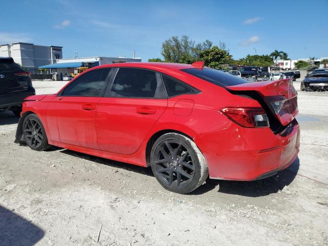 2HGFE2F51NH585539 - 2022 HONDA CIVIC SPORT წითელი ფოტო 2