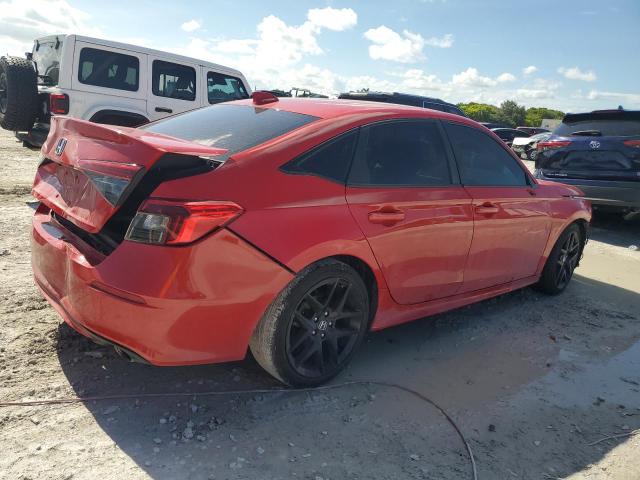 2HGFE2F51NH585539 - 2022 HONDA CIVIC SPORT წითელი ფოტო 3