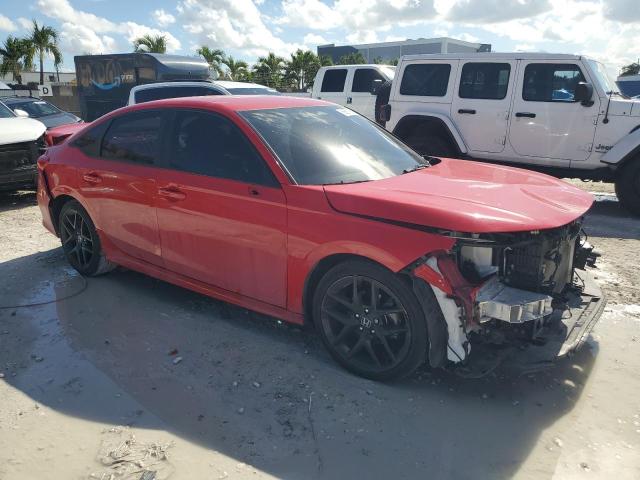 2HGFE2F51NH585539 - 2022 HONDA CIVIC SPORT წითელი ფოტო 4