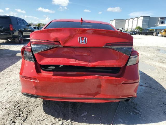 2HGFE2F51NH585539 - 2022 HONDA CIVIC SPORT წითელი ფოტო 6