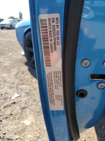 2C3CDZFJ7PH654459 - 2023 DODGE CHALLENGER R/T SCAT PACK BLUE photo 12