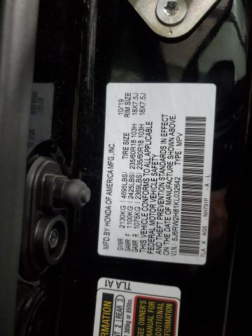 5J6RW2H81KL032642 - 2019 HONDA CR-V EXL 黑色 照片 14